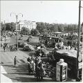 Trafik och folkliv på Kungsportsplatsen. Göteborg