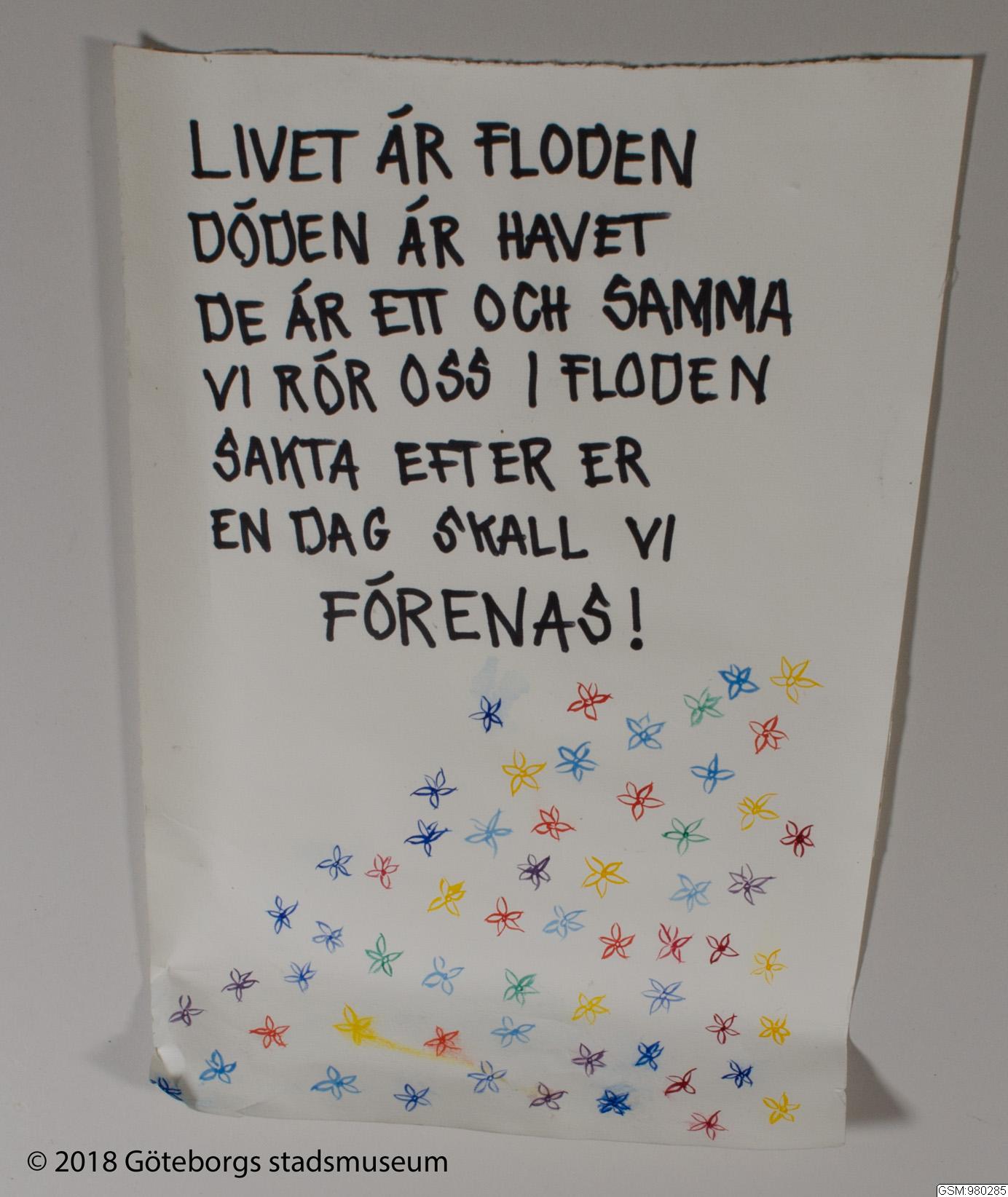 minnesföremål, teckning