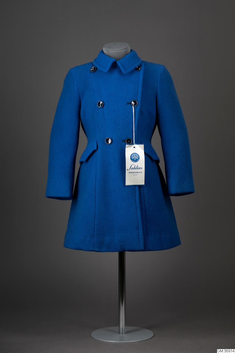 Kringla - ytterkläder, barnkläder, flick-kappa, coat [girls]