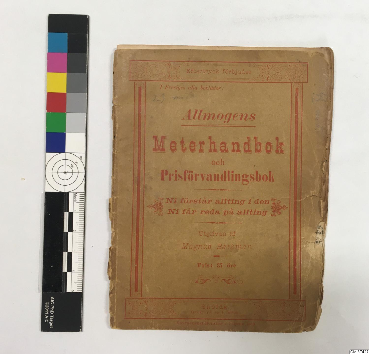 meterhandbok, måtthandbok, böcker, Allmogens meterhandbok