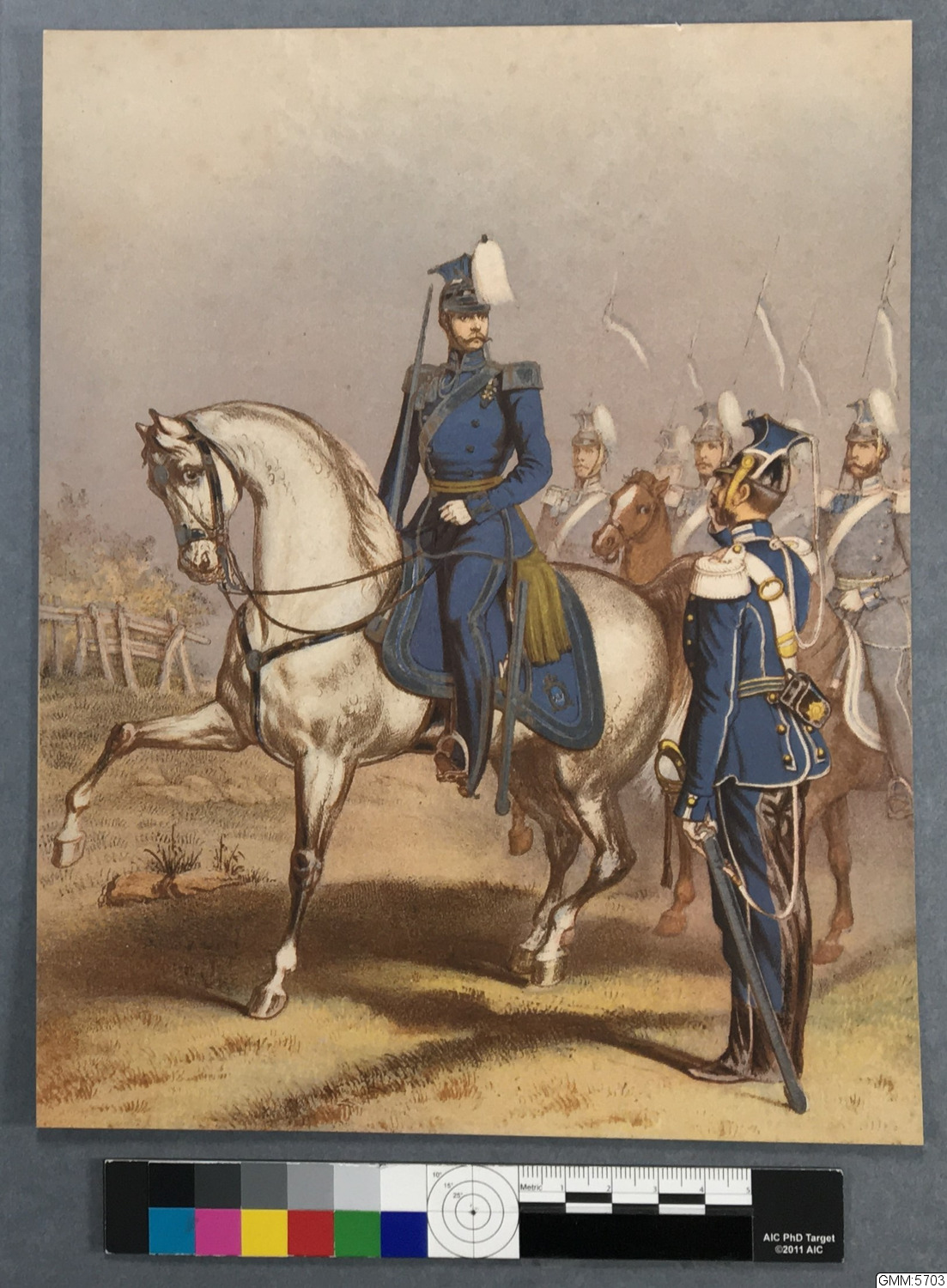 teckning, uniform, litografi, tryck