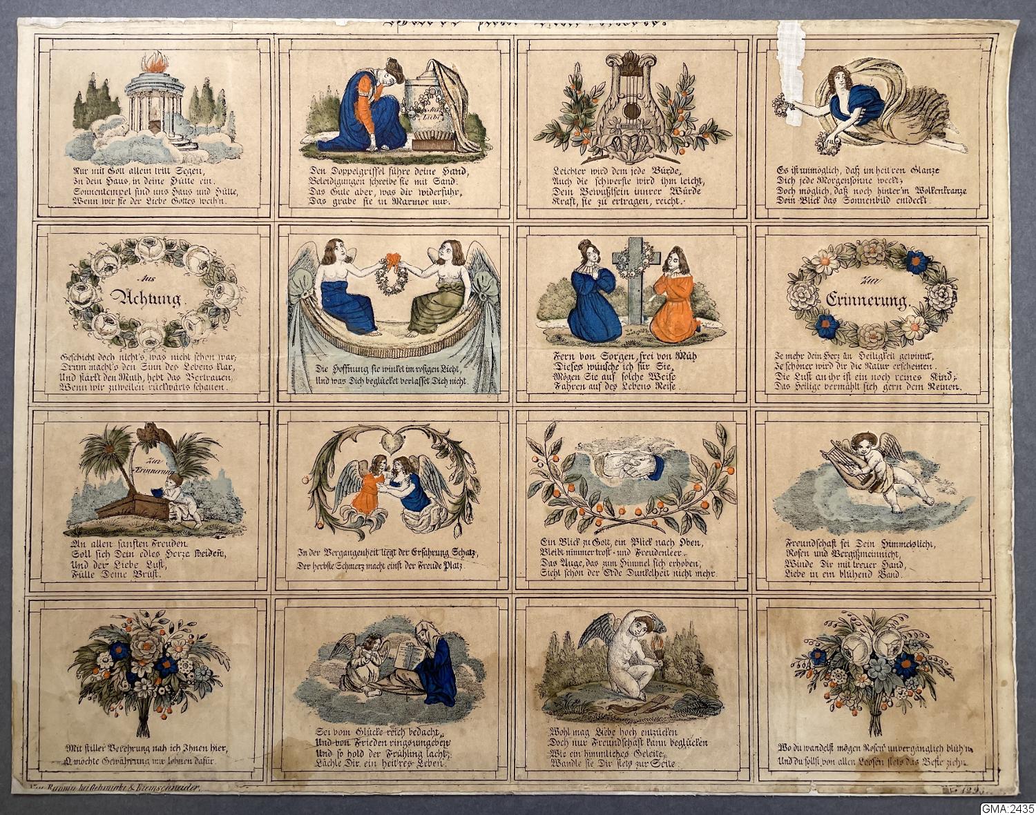 bildsamling, tryck, kistebrev, brev, bilder